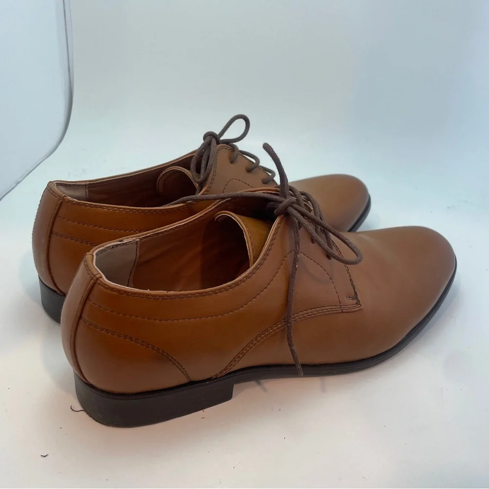 Perry Ellis Portfolio Bryan Brown Wingtip Oxford Lace Up Mens Shoes Size 8.5
